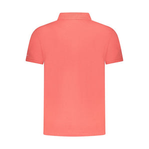 Trussardi Pink Cotton Men Polo Shirt