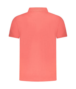 Trussardi Pink Cotton Men Polo Shirt