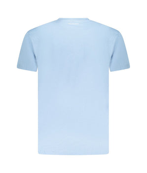Trussardi Light Blue Cotton Men T-Shirt