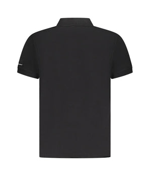 Trussardi Black Cotton Men Polo Shirt