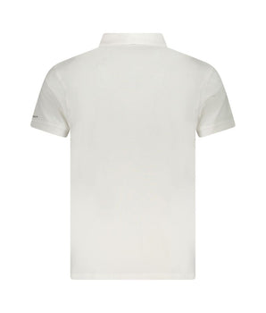Trussardi White Cotton Men Polo Shirt
