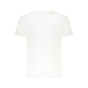 Cavalli Class White Cotton Men T-Shirt
