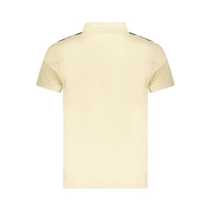 Cavalli Class Beige Cotton Men Polo Shirt