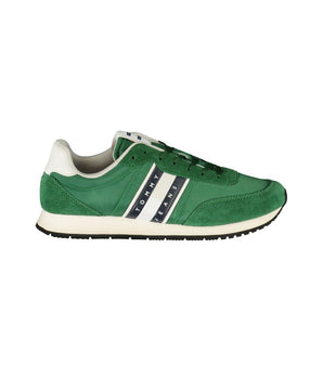 Tommy Hilfiger Green Polyester Men Sneaker