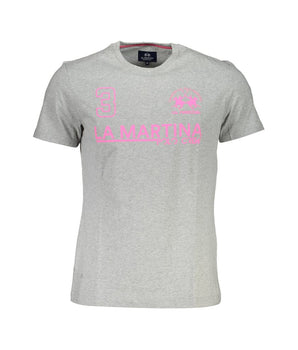 La Martina Brown Cotton Men T-Shirt