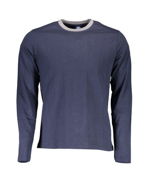 North Sails Blue Cotton Men T-Shirt