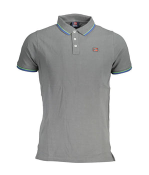 Norway 1963 Brown Cotton Men Polo Shirt