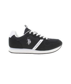 U.S. POLO ASSN. Black Polyester Men Sneaker