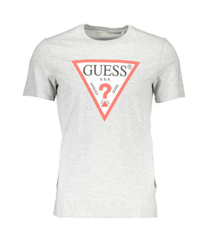 Guess Jeans Brown Cotton Men T-Shirt