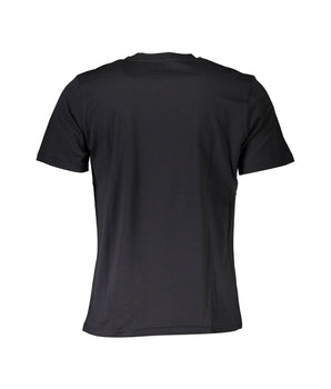 North Sails Black Cotton Men T-Shirt