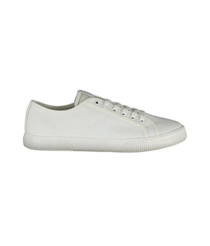 Calvin Klein White Polyester Men Sneaker
