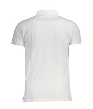 Norway 1963 White Cotton Men Polo Shirt