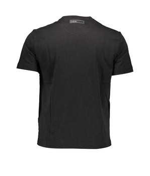 Plein Sport Black Cotton Men T-Shirt
