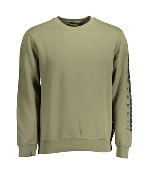 Napapijri Green Cotton Men Sweater