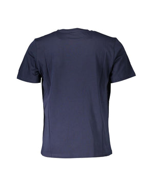 North Sails Blue Cotton Men T-Shirt