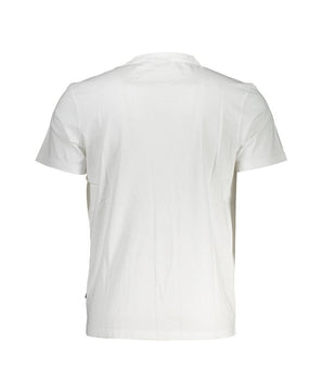 Napapijri White Cotton Men T-Shirt