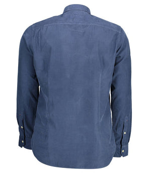 U.S. POLO ASSN. Blue Cotton Men Shirt