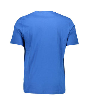 Diesel Blue Cotton Men T-Shirt