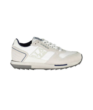 Napapijri White Leather Men Sneaker