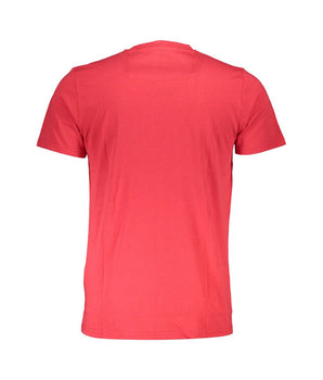 Cavalli Class Red Cotton Men T-Shirt