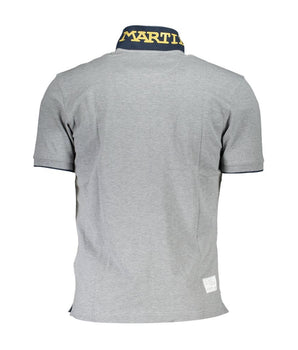 La Martina Brown Cotton Men Polo Shirt