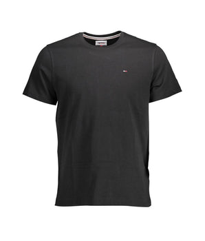 Tommy Hilfiger Black Organic Cotton Men T-Shirt