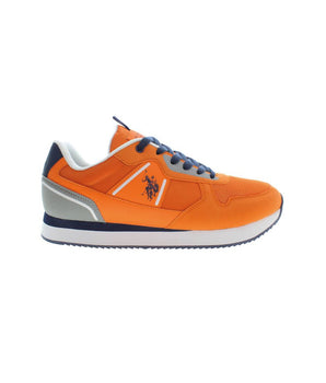 U.S. POLO ASSN. Orange Polyester Men Sneaker
