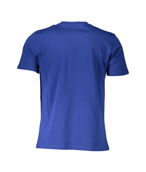 North Sails Blue Cotton Men T-Shirt