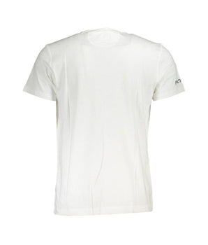 La Martina White Cotton Men T-Shirt