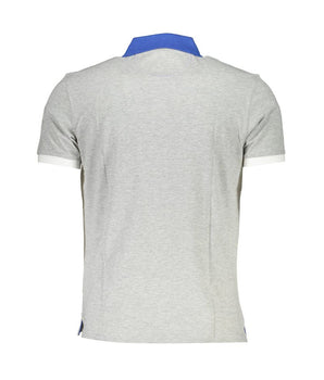 La Martina Brown Cotton Men Polo Shirt