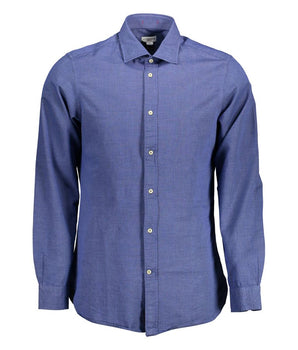 U.S. POLO ASSN. Blue Cotton Men Shirt