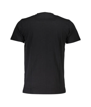 Cavalli Class Black Cotton Men T-Shirt