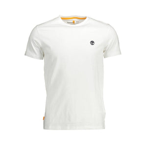 Timberland White Organic Cotton Men T-Shirt