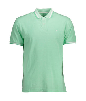 Harmont & Blaine Green Cotton Men Polo Shirt