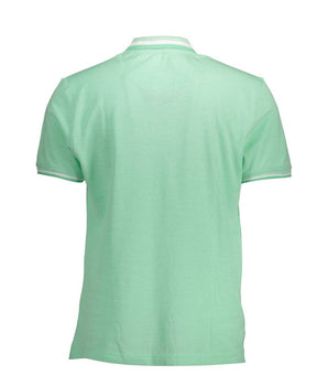 Harmont & Blaine Green Cotton Men Polo Shirt
