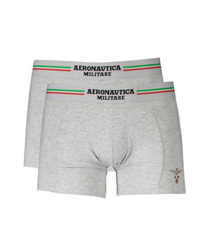 Aeronautica Militare Brown Cotton Men Boxer