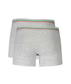 Aeronautica Militare Brown Cotton Men Boxer