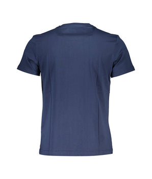 La Martina Blue Cotton Men T-Shirt