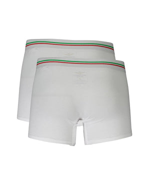 Aeronautica Militare White Cotton Men Boxer