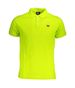 Norway 1963 Yellow Cotton Men Polo Shirt