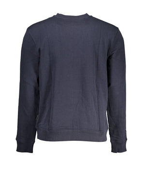Napapijri Blue Cotton Men Sweater
