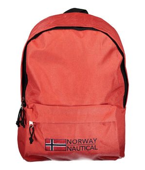 Norway 1963 Red Polyester Men Backpack