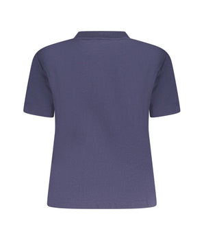 Calvin Klein Blue Cotton Women T-Shirt