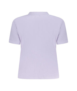 Calvin Klein Purple Cotton Women T-Shirt