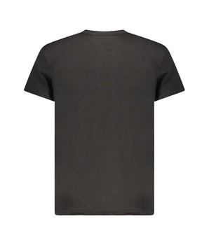 Tommy Hilfiger Black Cotton Men T-Shirt
