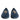 Dolce &amp; Gabbana Blue Velvet DG Logo Loafers Formal Shoes