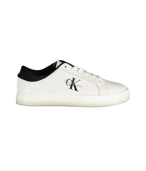 Calvin Klein White Polyester Sneakers