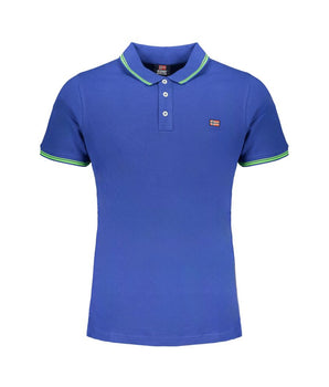 Norway 1963 Blue Cotton Polo Shirt