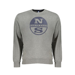 North Sails Brown Cotton Men Sweater