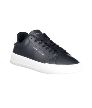 Tommy Hilfiger Blue Leather Men Sneaker